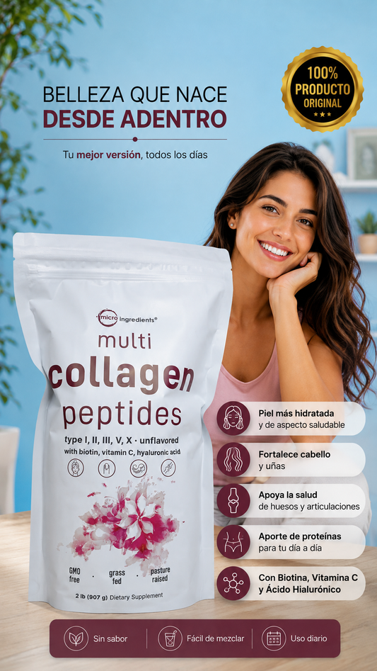 Multi Colágeno Péptidos 909 g(1lb)