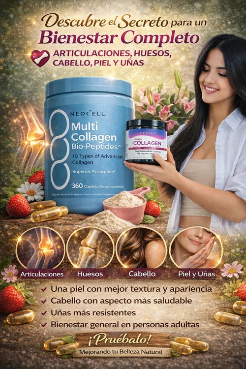Colágeno péptidos - AuraVital Multi Collagen Beauty