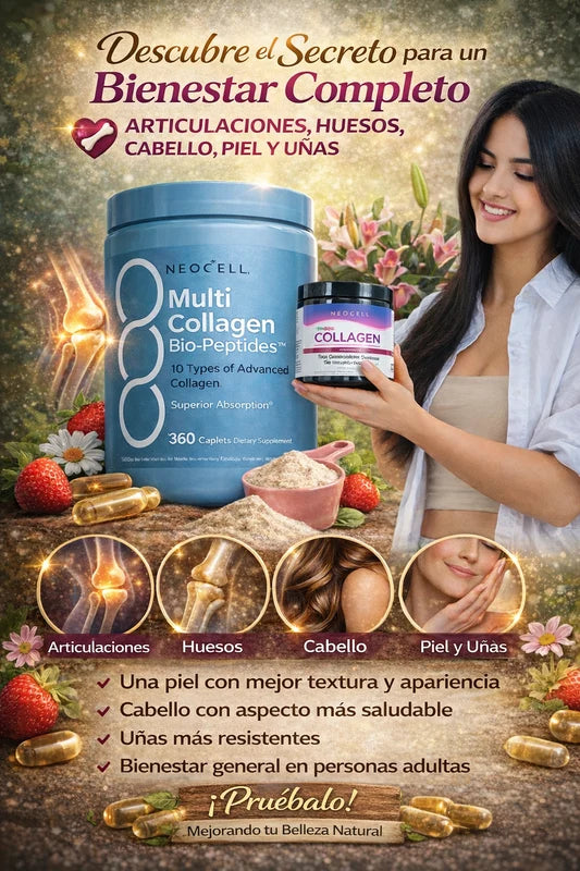 Colágeno péptidos - AuraVital Multi Collagen Beauty